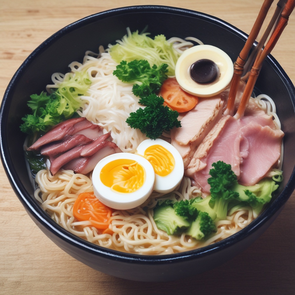 Tonkotsu ramen bowl